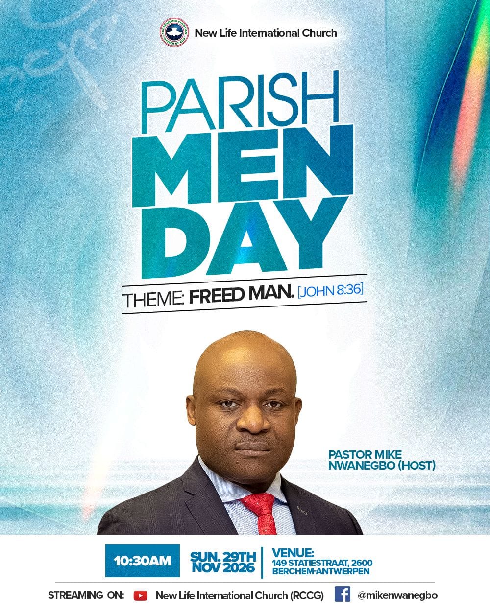 Flyer for Parish Men’s Day